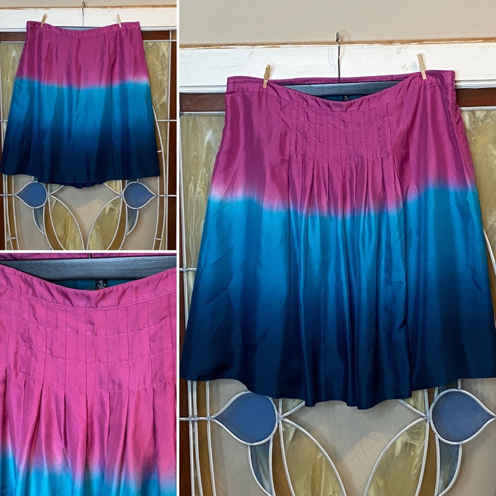 Brand New 9 West Dipped Silk Skirt 😍